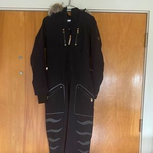 SOLD Bogner Eliza T Ski Suit Size 8 w Fox Fur Hood